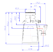 טוחן אשפה טורנדו - טוחן 1 כח סוס - 2 שלבי טחינה מוצר מומלץ  !!! 5 שנות אחריות