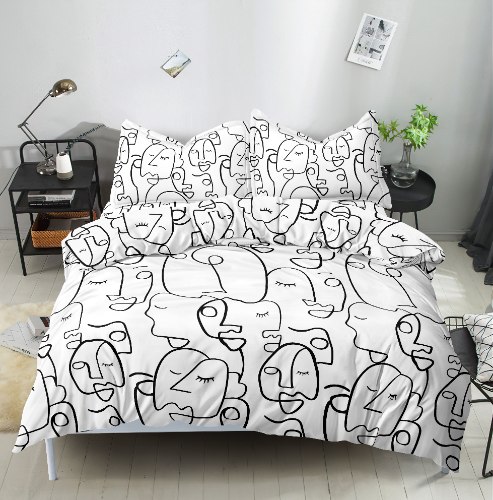 סט מצעים מלא למיטת יחיד 90/200 דגם  פאשניסטה