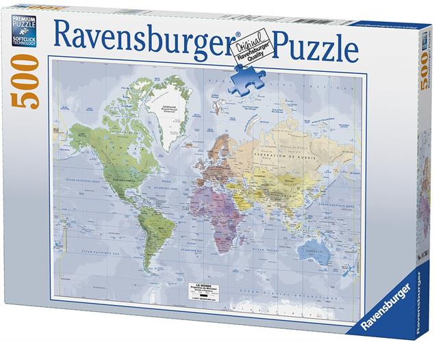 מפת העולם פאזל 500 חלקים