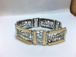 צמיד נשים כסף 925 משולב זהב MY10140057785