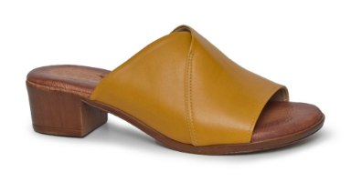 כפכף נוחות לנשים עור כחול-לבן דגם - LC255