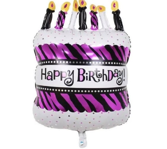 בלון עוגת יום הולדת