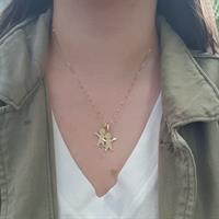 שרשרת ותליון ילד מזהב לאמא