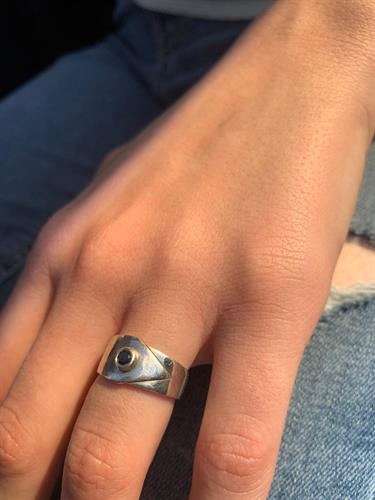 טבעת פרנסיס כסף