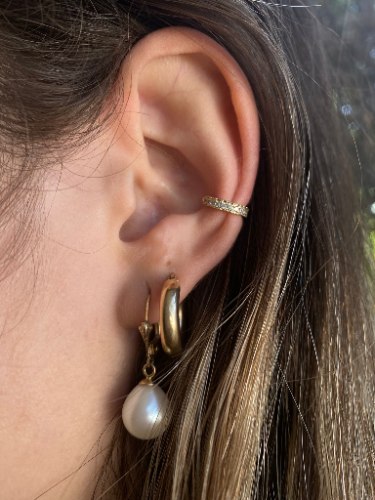 הליקס מדלן זהב 14 קראט ללא חור