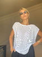 חולצת גופרה - לבן