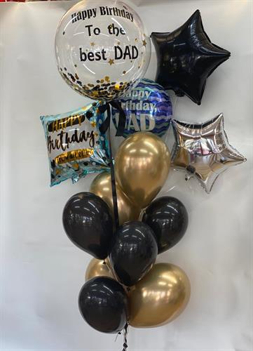 זר בלונים מושלם לאבא