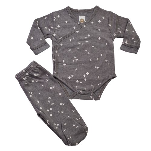 חליפת חזייה XO אפור כהה