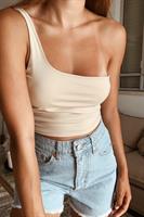 טופ קרופ א-סימטרי מיקה