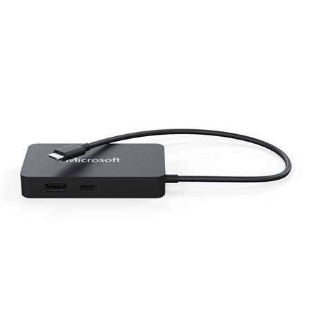 תחנת עגינה למחשב נייד Microsoft USB-C® Travel Hub