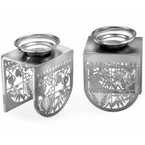 פמוטים לשבת בעיצוב תחרה שבעת המינים