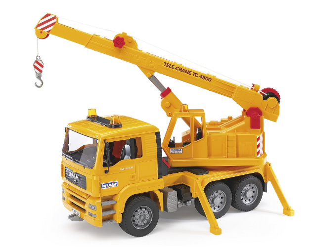 ברודר - משאית מנוף צהוב - מאן