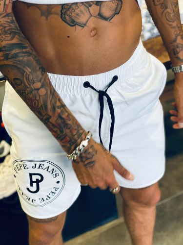 גברים | PEPE JEANS BEACH WEAR CIRCLE WHITE