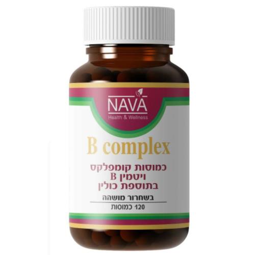 --קומפלקס B שחרור מושהה -- 120 כמוסות, נאוה