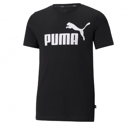 טישירט שחורה PUMA לוגו 2-16