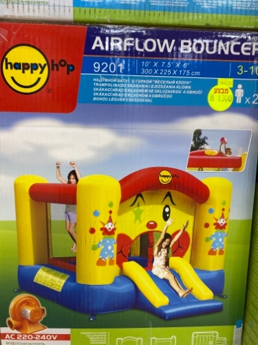 9201-מתקן קפיצה ומגלשה ליצן