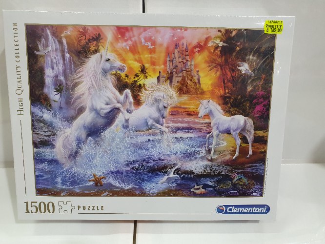 פאזל סוסי חד קרן וטירה רחוקה 1500 חלקים