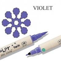 טוש בד זיג דו"צ - סגול 080