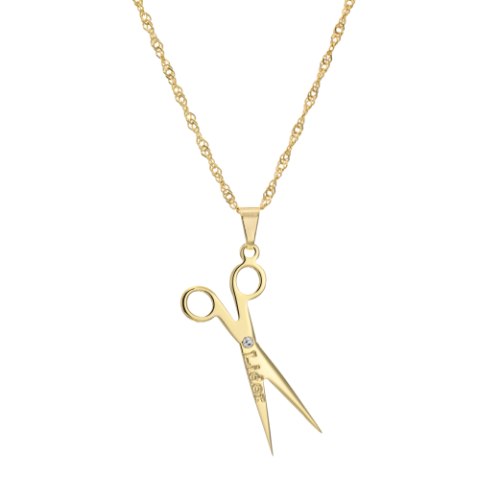 שרשרת מספריים עם אבן דגם LA252