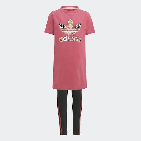 חליפת ADIDAS טוניקה וטייץ בורדו