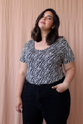 חולצת T SHIRT בילי זברה