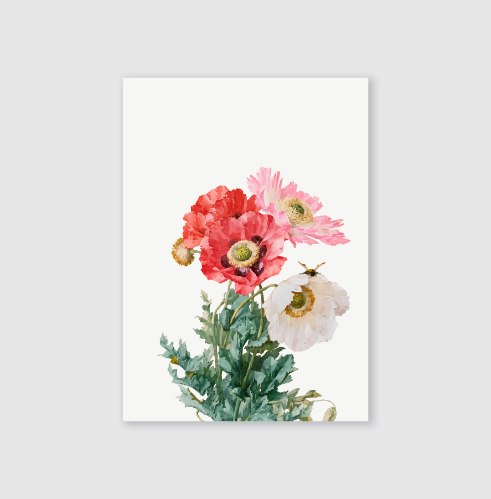 אביב הגיע- הדפס ציור על נייר