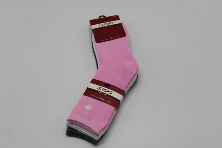 שלישיית גרבי מגבת מלאה בנות מעורב