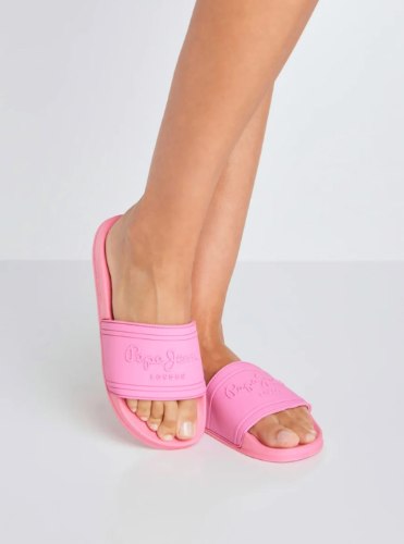 כפכפי סלייד נשים PEPE JEANS צבע ורוד