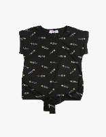 חולצה  עם קשירה בנות