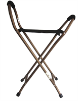 מקל כסא 4 רגליים - עם מושב בד