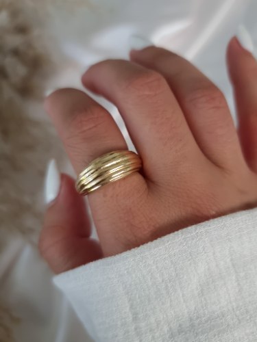 טבעת זהב מיילי