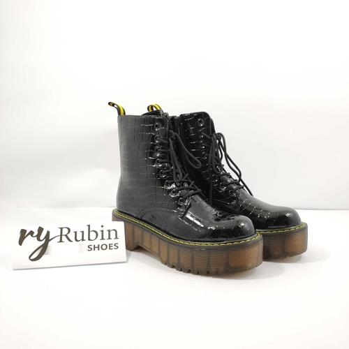 מגפון young  שחור קרוקודיל