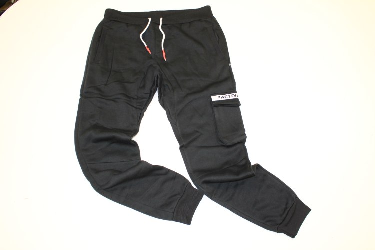מכנס פוטר גבר ACTIVE שחור