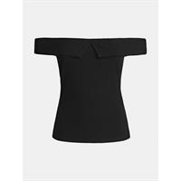 גופיית ריטה ריב GUESS שחורה