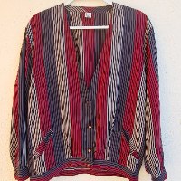 עליונית פסים בעיצוב גאומטרי גאוני L/XL