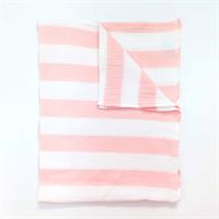 שמיכת טטרה גדולה ורוד פסים