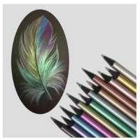 סט 12 עפרונות יצירה זוהרים