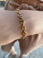 צמיד ליב זהב