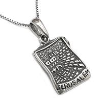 תליון ירושלים מכסף טהור T5980