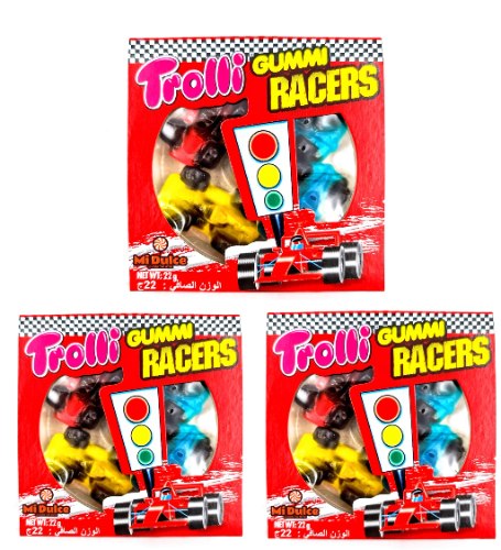 Trolli Gummi Racers,חבילת שלישייה!