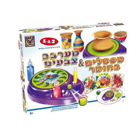 מפסלים בחומר+ מערבב צבעים