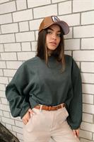 חגורת באקל אבזם כסוף עבה