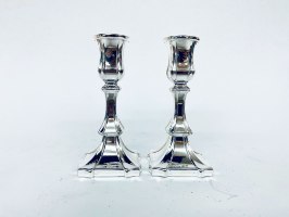 זוג פמוטי כסף טהור סטרלינג 925 האחים חדד