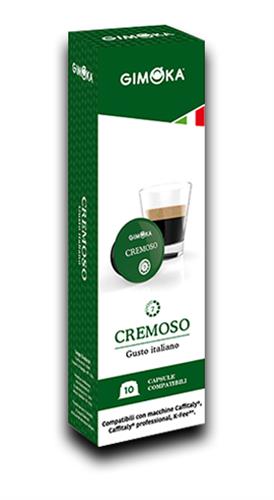 10 קפסולות תואמת Caffiataly ג'ימוקה קרמוסו Gimoka Cremoso