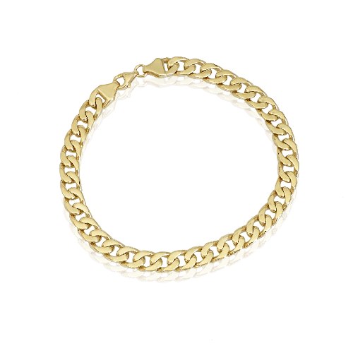 צמיד חוליות לגבר זהב איטלקי צהוב 14 קרט