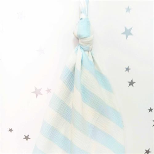 שמיכת טטרה גדולה תכלת פסים