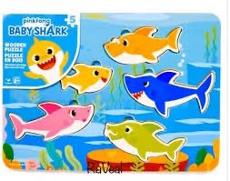 פאזל עץ בייבי שארק