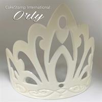 תבנית כתר אורלי קטן לקישוט עוגות | אורלי קטן | קישוט עוגות יום הולדת כתר שוקולד קטן