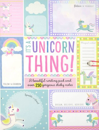 תיקיית ממו חד קרן - 250 פתקיות