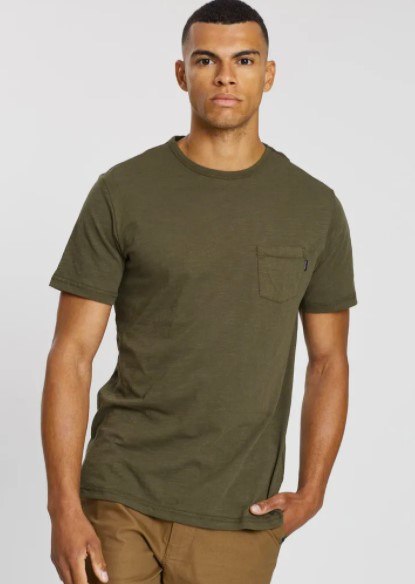 Rip Curl Plain Slub TEE OLIVE